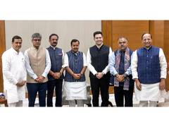 
      
      Raghav Chadha, Sandeep Pathak, Ashok Mittal join BJP after severi
      
      