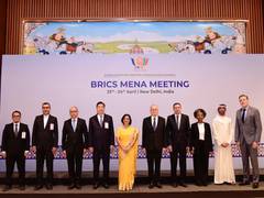 
      
      Secy South Neena Malhotra chairs BRICS MENA Meet
      
      
