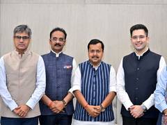 
      
      Nitin Nabin welcomes Raghav Chadha, Sandeep Pathak to BJP
      
      