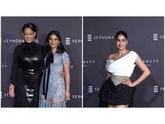 
      
      Isha Ambani poses with Rihanna at Fenty Beauty launch bash 
      
      