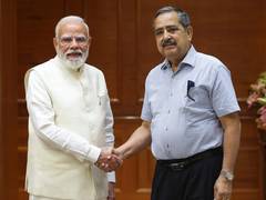 
      
      New NITI Aayog Vice Chairman Ashok Lahiri meets PM Modi a day aft
      
      