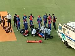 
      
      Lungi Ngidi hospitalised after sustaining head injury
      
      
