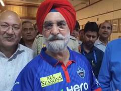 
      
      Delhi LG Taranjit Sandhu watches Delhi Capitals' IPL match
      
      