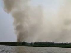 
      
      Odisha: Fire in Chilika Lake finally doused after hours of effort
      
      