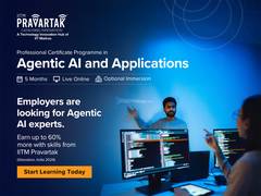 
      
      IITM Pravartak and Emeritus Launch Professional Certificate
      
      