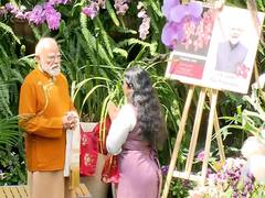 
      
      Sikkim: PM Modi visits Orchidarium in Gangtok
      
      