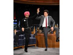 
      
      Diljit Dosanjh teaches Bhangra to Jimmy Fallon
      
      