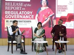 
      
      Arundhati Bhattacharya at the Release of Report
      
      