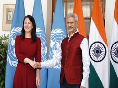 
      
      EAM Jaishankar meets UNGA President Baerbock in New Delhi
      
      