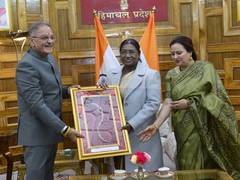 
      
      State banquet hosted in honour of President Droupadi Murmu
      
      
