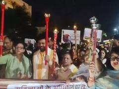 
      
      Haryana CM Nayab Singh Saini leads ‘Mahila Aakrosh Mashaal Yatra’
      
      