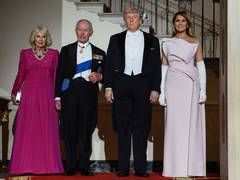 
      
      King Charles III, Queen Camilla arrive at White House
      
      