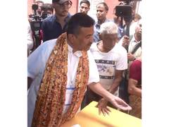 
      
      Suvendu Adhikari inspects polling station in Bhabanipur
      
      