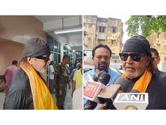 
      
      WB Polls: Mithun Chakraborty stands in queue to cast vote
      
      
