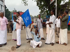 
      
      Nithin Raj case: Police registers FIR against 50 protesters
      
      