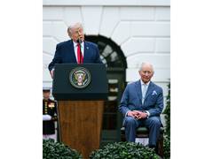 
      
      Trump recalls mom's 'crush' on King Charles
      
      