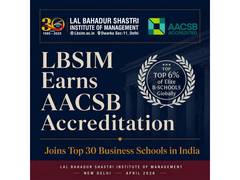 
      
      LBSIM Earns AACSB Accreditation - Joins the 6% of Elite Business 
      
      
