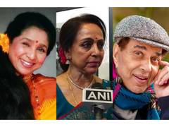 
      
      Hema Malini pays tribute to Asha Bhosle, Dharmendra
      
      