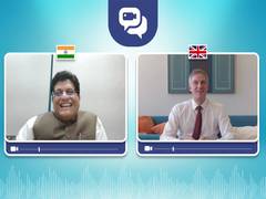
      
      Piyush Goyal, UK’s Peter Kyle discuss boosting trade under India-
      
      