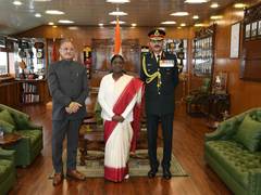 
      
      President Murmu visits Headquarters of Army Training Command
      
      