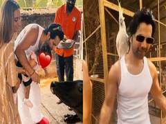 
    Varun Dhawan finds birthday joy with wife Natasha, daughter Lara
    