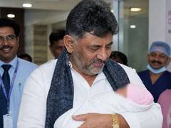 
      
      Tejasvi Surya congratulates DK Shivakumar on becoming grandfather
      
      