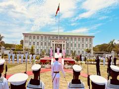 
      
      Chief of Naval Staff Admiral Tripathi begins Myanmar visit
      
      