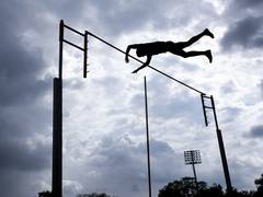 
      
      Kuldeep Kumar breaks national record to win pole vault event
      
      