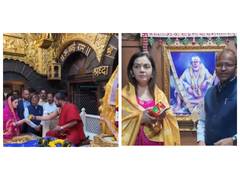 
      
      Nita Ambani offers prayers at Shirdi Sai Baba Temple 
      
      