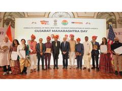 
      
      Indian Consulate celebrates Gujarat, Maharashtra Day in US
      
      