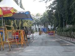 
      
      Multi-layer security at vote counting centres in Chennai
      
      