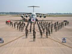 
      
      Indian Army departs for bilateral military exercise CINBAX-II
      
      