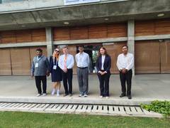
      
      Ukrainian delegates participate in meditation session in Surat
      
      