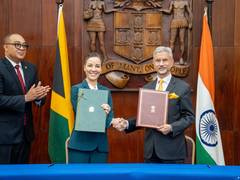 
      
      EAM Jaishankar holds wide-ranging talks in Jamaica
      
      