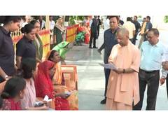 
      
      CM Yogi Adityanath holds Janta Darshan in Gorakhpur
      
      