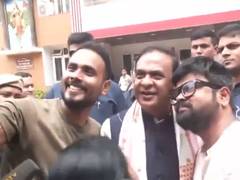 
      
      Himanta Biswa Sarma leaves RSS headquarters in Guwahati
      
      