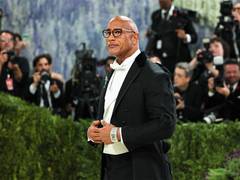 
      
      Dwayne Johnson rocks skirt look at Met Gala 2026
      
      
