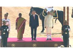 
      
      Vietnam Prez accorded ceremonial welcome at Rashtrapati Bhavan
      
      