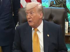 
      
      Trump repeats claim 'Pope Leo supports Iran’s nuclear ambitions' 
      
      