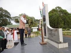 
      
      EAM pays tribute at Monument for the Fallen Heroes in Suriname
      
      