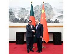 
      
      China says ties with Bangladesh not directed against third party
      
      