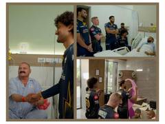 
      
      Surprise Visit! Gujarat Titans Stars Drop in on HCG
      
      