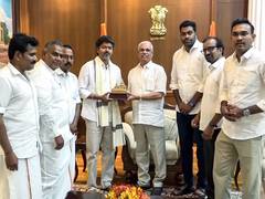 
      
      TVK chief Vijay seeks appointment to meet TN Guv at 4:30 PM
      
      