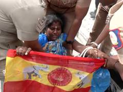 
      
      Tamil Nadu: Police detains TVK supporters protesting in Chennai
      
      