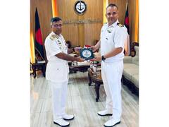 
      
      Commanding Officer of INS Sunayana calls on senior dignitaries
      
      