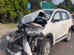 
      
      Krishan Lal Panwar sustains minor injuries in road accident
      
      