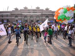 
      
      Armed forces bring patriotism to 73rd Fit India Sundays on Cycle 
      
      
