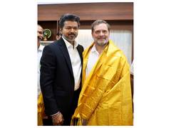 
      
      'Tamil Nadu has chosen’: Rahul Gandhi congratulates CM Vijay
      
      