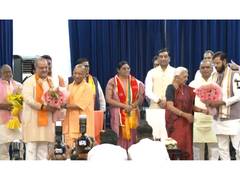 
      
      Six new ministers, including 1 woman, inducted into Yogi cabinet
      
      