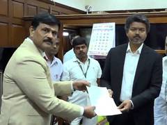 
      
      TVK MLA Prabhakar files nomination for TN Assembly Speaker
      
      
